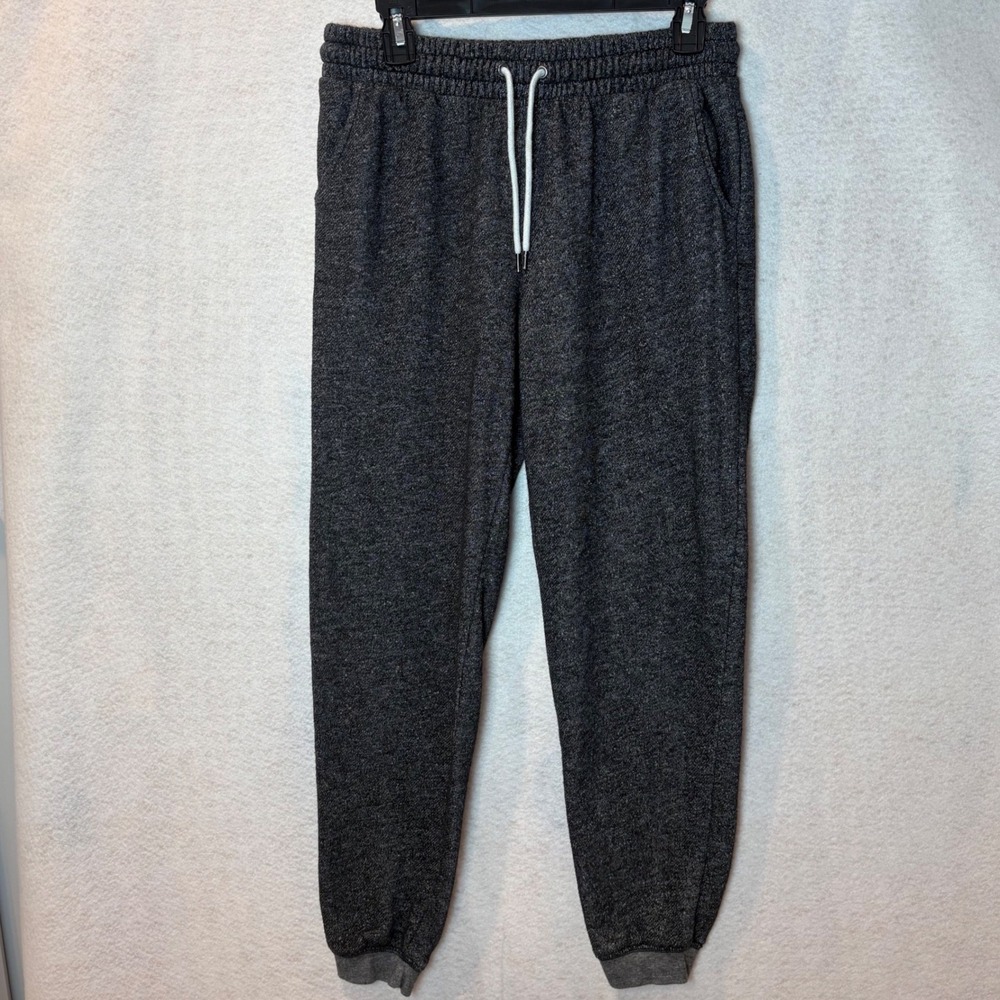 Old Navy Womens Small Charcoal Gray Knit Joggers Tapered Sweatpants Drawstring